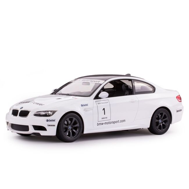 MASINA CU TELECOMANDA BMW M3 ALB CU SCARA 1 LA 14 VIVRas48000_Alb