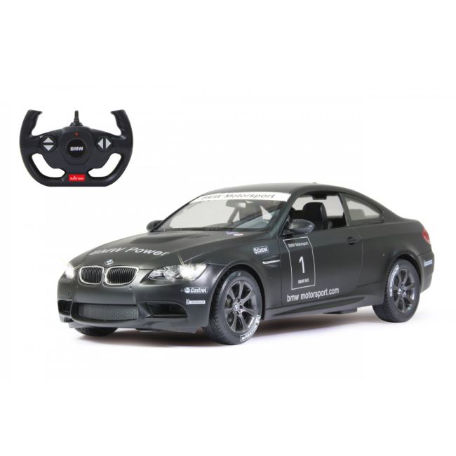 MASINA CU TELECOMANDA BMW M3 NEGRU CU SCARA 1 LA 14 VIVRas48000_Negru