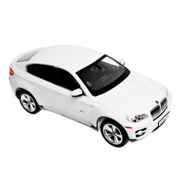 MASINA CU TELECOMANDA BMW X6 ALBA CU SCARA 1 LA 14 VIVRas31400_Alb