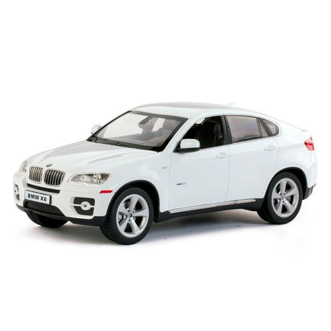 MASINA CU TELECOMANDA BMW X6 ALBA CU SCARA 1 LA 14 VIVRas31400_Alb