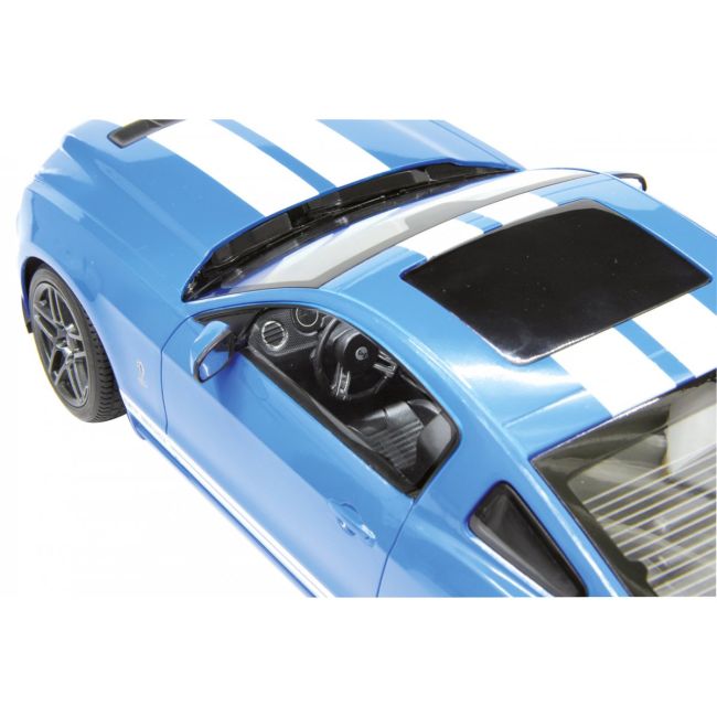 MASINA CU TELECOMANDA FORD SHELBY GT500 ALBASTRU CU SCARA 1 LA 14 VIVRas49400_Albastru