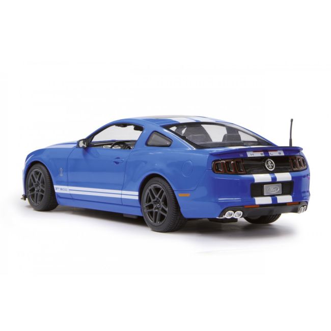 MASINA CU TELECOMANDA FORD SHELBY GT500 ALBASTRU CU SCARA 1 LA 14 VIVRas49400_Albastru