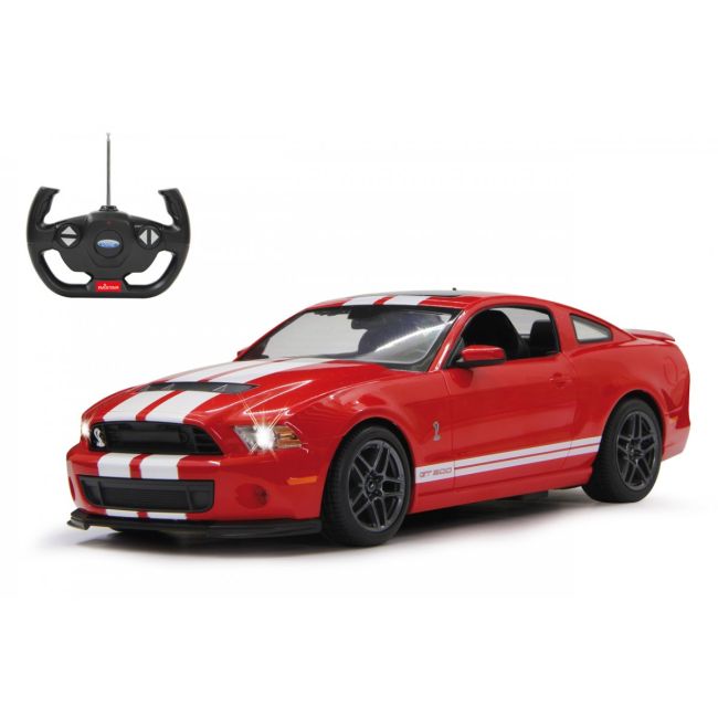 MASINA CU TELECOMANDA FORD SHELBY GT500 ROSU CU SCARA 1 LA 14 VIVRas49400_Rosu