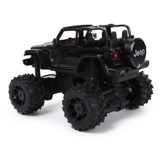 MASINA CU TELECOMANDA JEEP WRANGLER JL NEGRU CU SCARA 1 LA 14 VIVRas79410_Negru