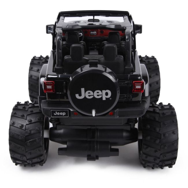 MASINA CU TELECOMANDA JEEP WRANGLER JL NEGRU CU SCARA 1 LA 14 VIVRas79410_Negru