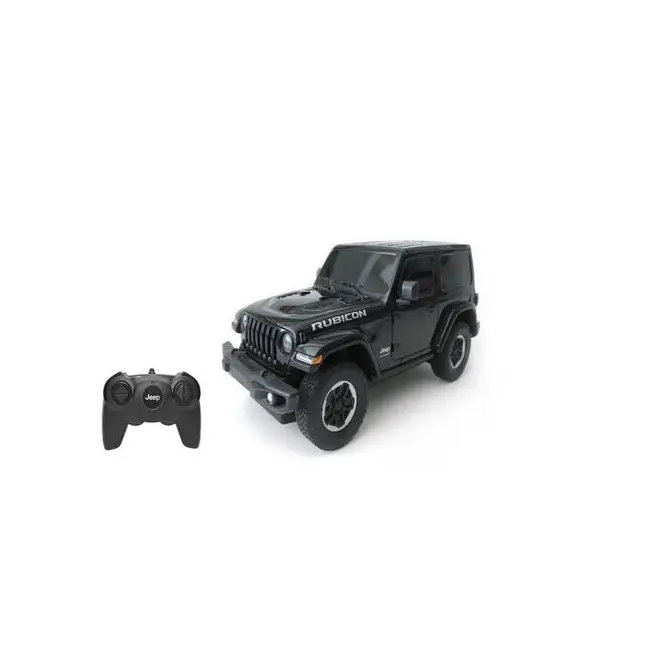 MASINA CU TELECOMANDA JEEP WRANGLER JL NEGRU SCARA 1 LA 24 VIVRas79500_Negru
