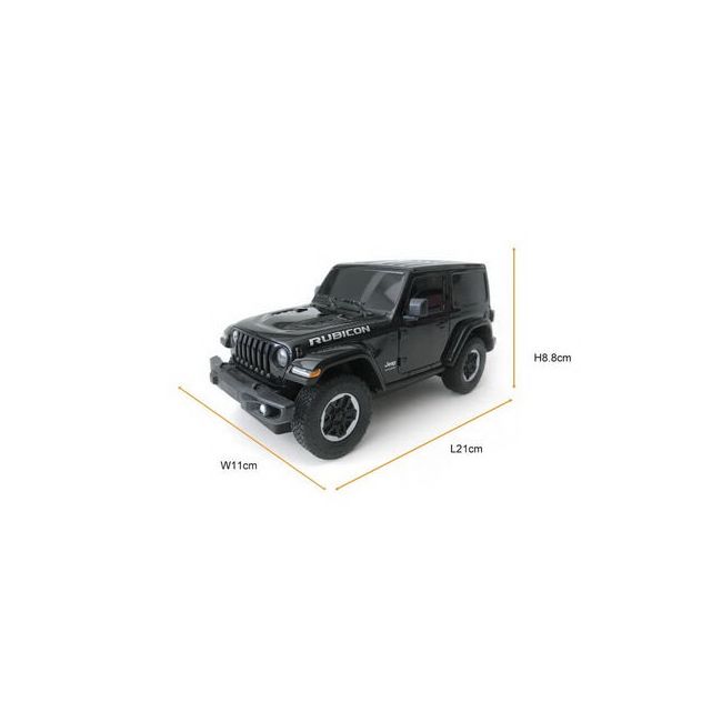 MASINA CU TELECOMANDA JEEP WRANGLER JL NEGRU SCARA 1 LA 24 VIVRas79500_Negru