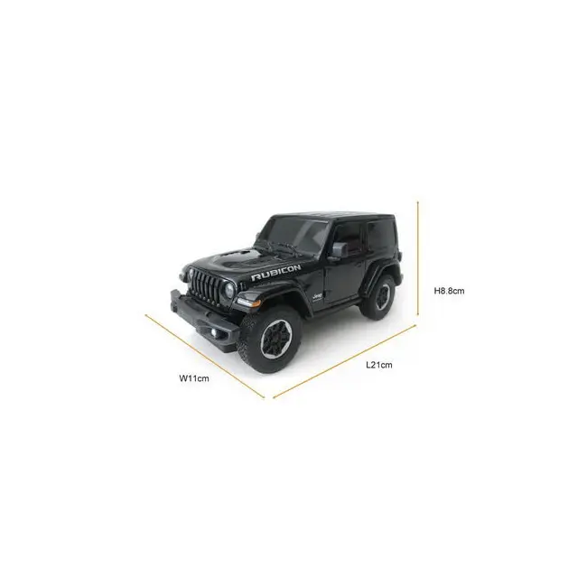 MASINA CU TELECOMANDA JEEP WRANGLER JL NEGRU SCARA 1 LA 24 VIVRas79500_Negru