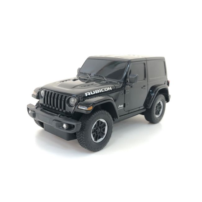 MASINA CU TELECOMANDA JEEP WRANGLER JL NEGRU SCARA 1 LA 24 VIVRas79500_Negru