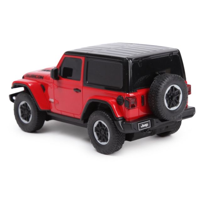 MASINA CU TELECOMANDA JEEP WRANGLER JL ROSU SCARA 1 LA 24 VIVRas79500_Rosu