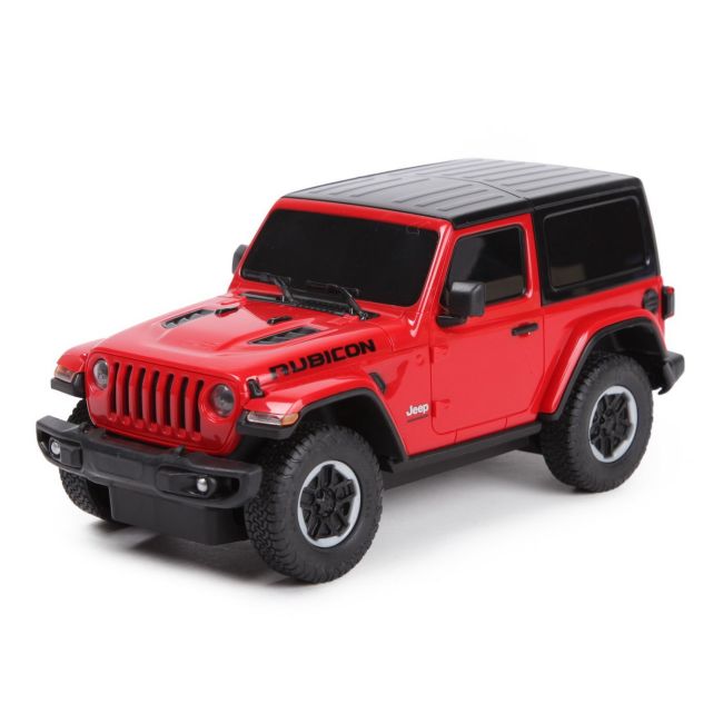 MASINA CU TELECOMANDA JEEP WRANGLER JL ROSU SCARA 1 LA 24 VIVRas79500_Rosu