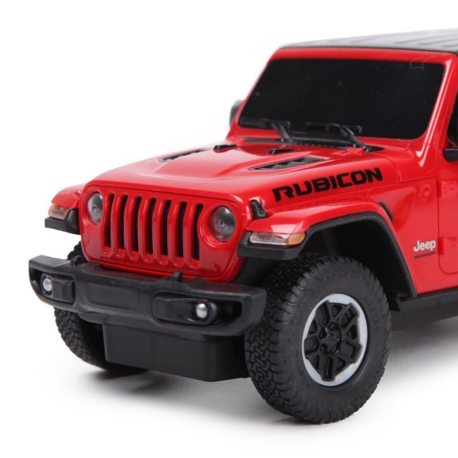 MASINA CU TELECOMANDA JEEP WRANGLER JL ROSU SCARA 1 LA 24 VIVRas79500_Rosu