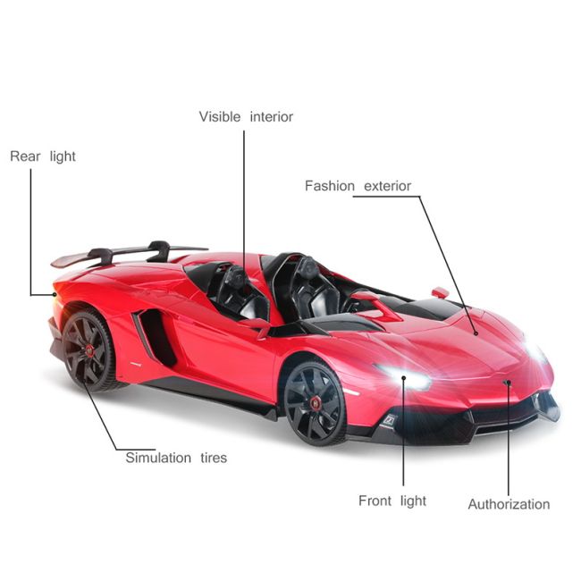 MASINA CU TELECOMANDA LAMBORGHINI AVENTADOR J SCARA 1 LA 12 VIVRas57500