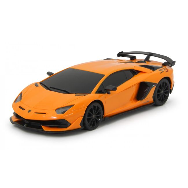 MASINA CU TELECOMANDA LAMBORGHINI AVENTADOR SVJ PORTOCALIU CU SCARA 1 LA 24 VIVRas96100_Portocaliu