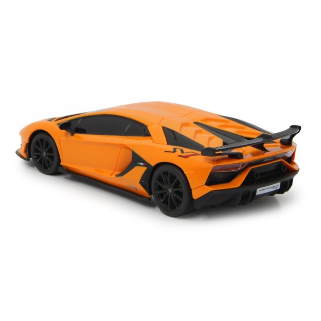 MASINA CU TELECOMANDA LAMBORGHINI AVENTADOR SVJ PORTOCALIU CU SCARA 1 LA 24 VIVRas96100_Portocaliu