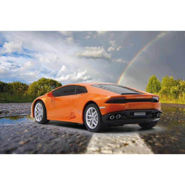 MASINA CU TELECOMANDA LAMBORGHINI HURACÁN LP610-4 PORTOCALIU CU SCARA 1 LA 24 VIVRas71500_Portocaliu