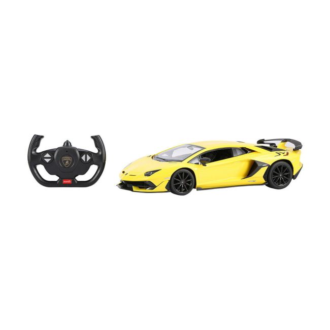 MASINA CU TELECOMANDA LAMORGHINI AVENTADOR SVJ GALBEN SCARA 1 LA 14 VIVRas96000_Galben