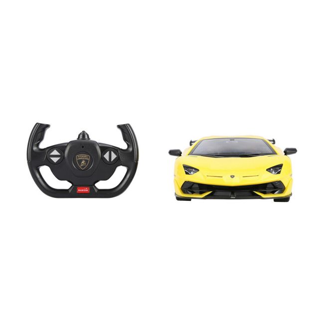 MASINA CU TELECOMANDA LAMORGHINI AVENTADOR SVJ GALBEN SCARA 1 LA 14 VIVRas96000_Galben