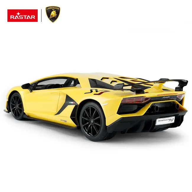 MASINA CU TELECOMANDA LAMORGHINI AVENTADOR SVJ GALBEN SCARA 1 LA 14 VIVRas96000_Galben