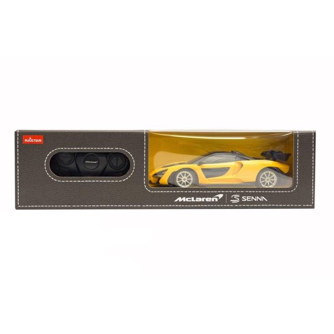 MASINA CU TELECOMANDA MCLAREN SENNA GALBEN CU SCARA 1 LA 24 VIVRas96700_Galben