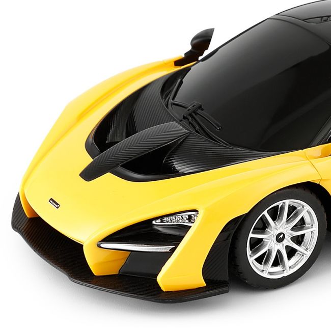 MASINA CU TELECOMANDA MCLAREN SENNA GALBEN CU SCARA 1 LA 24 VIVRas96700_Galben