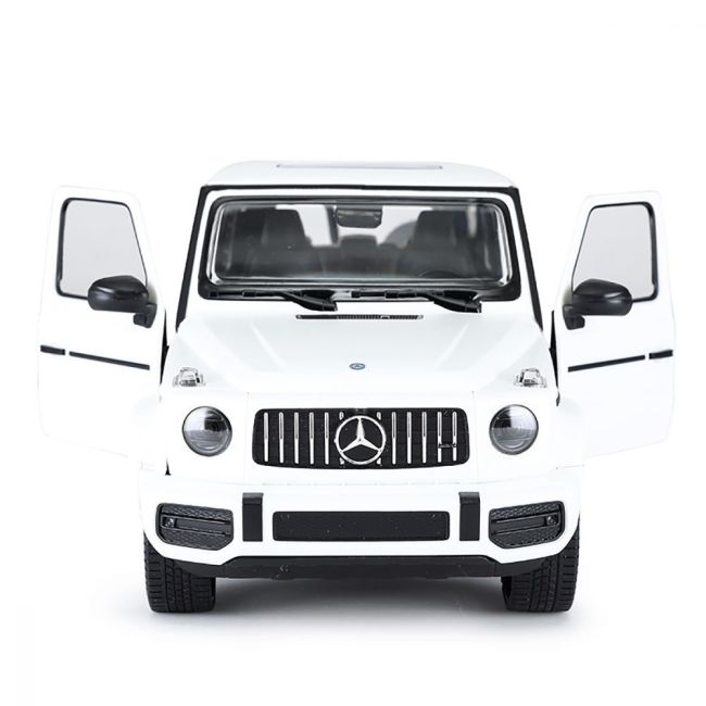 MASINA CU TELECOMANDA MERCEDES-BENZ G63 ALB SCARA 1 LA 24 VIVRas95800_Alb