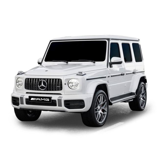 MASINA CU TELECOMANDA MERCEDES-BENZ G63 ALB SCARA 1 LA 24 VIVRas95800_Alb