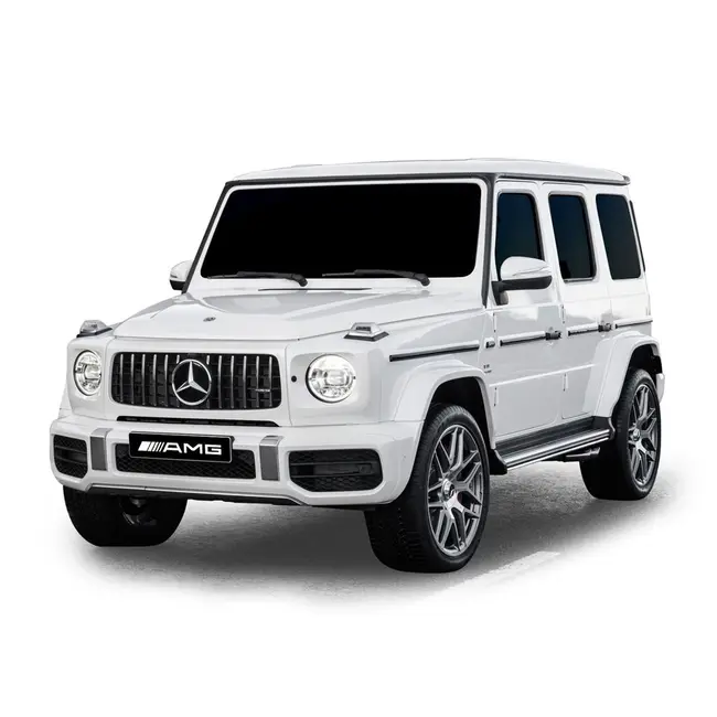 MASINA CU TELECOMANDA MERCEDES-BENZ G63 ALB SCARA 1 LA 24 VIVRas95800_Alb