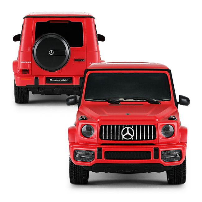 MASINA CU TELECOMANDA MERCEDES-BENZ G63 ROSU SCARA 1 LA 24 VIVRas95800_Rosu