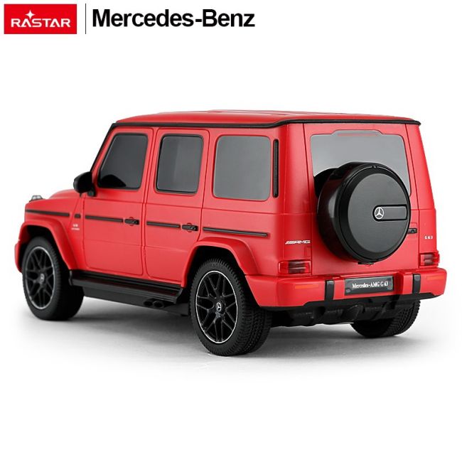 MASINA CU TELECOMANDA MERCEDES-BENZ G63 ROSU SCARA 1 LA 24 VIVRas95800_Rosu