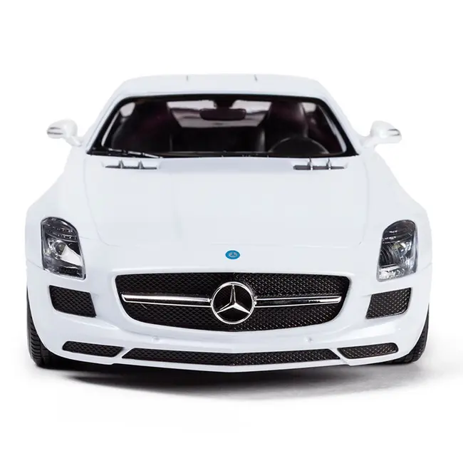 MASINA CU TELECOMANDA MERCEDES-BENZ SLS ALB SCARA 1 LA 14 VIVRas47600_Alb