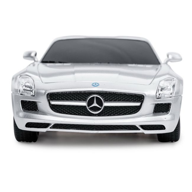 MASINA CU TELECOMANDA MERCEDES-BENZ SLS AMG ARGINTIE SCARA 1 LA 24 VIVRas40100_Argintiu