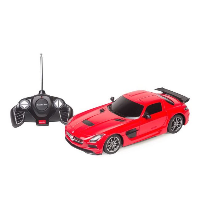 MASINA CU TELECOMANDA MERCEDES-BENZ SLS AMG ROSU CU SCARA 1 LA 18 VIVRas54100_Rosu