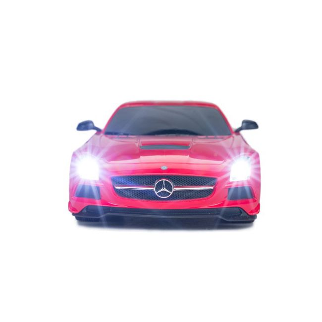 MASINA CU TELECOMANDA MERCEDES-BENZ SLS AMG ROSU CU SCARA 1 LA 18 VIVRas54100_Rosu