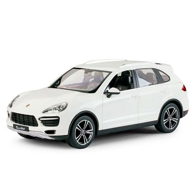 MASINA CU TELECOMANDA PORSCHE CAYENNE TURBO ALB CU SCARA 1 LA 14 VIVRas42900_Alb