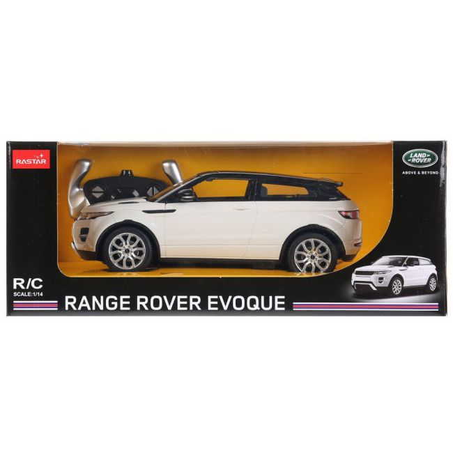 MASINA CU TELECOMANDA RANGE ROVER EVOQUE ALB SCARA 1 LA 14 VIVRas47900_Alb