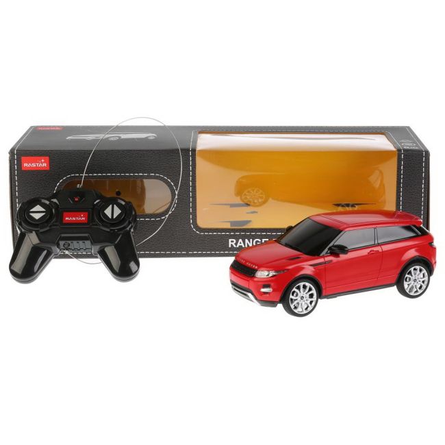 MASINA CU TELECOMANDA RANGE ROVER EVOQUE ROSU SCARA 1 LA 24 VIVRas46900_Rosu