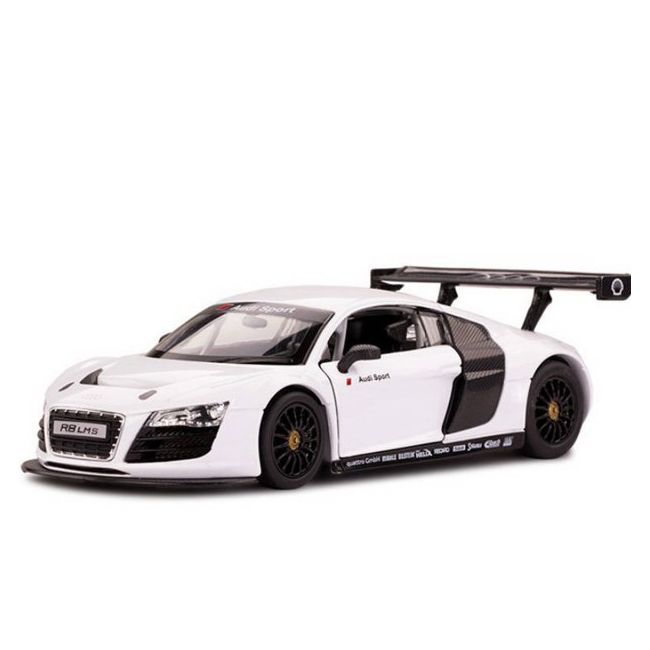 MASINUTA METALICA AUDI R8 ALB SCARA 1 LA 24 VIVRas56100_Alb