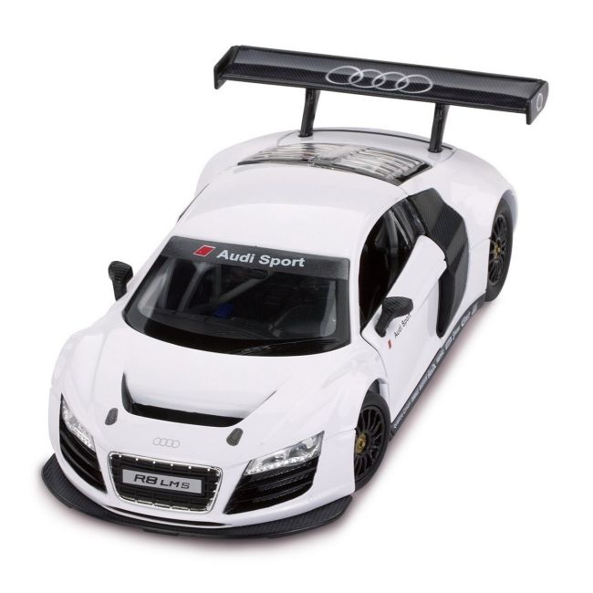 MASINUTA METALICA AUDI R8 ALB SCARA 1 LA 24 VIVRas56100_Alb