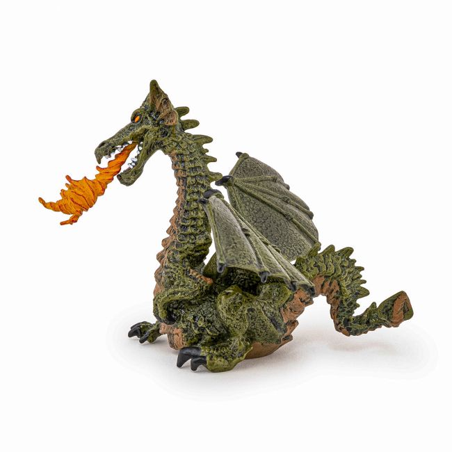 PAPO FIGURINA DRAGON VERDE INARIPAT CU FLACARA VIVPapo39025