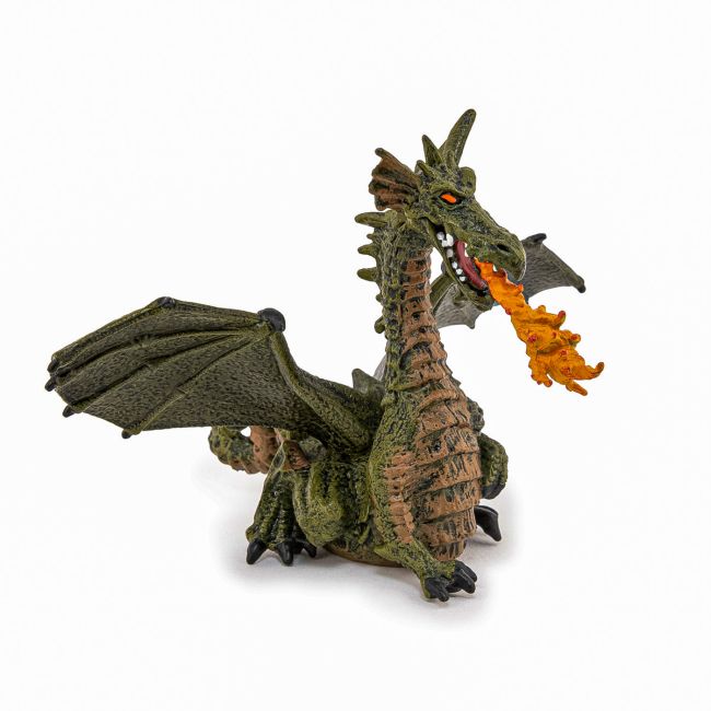 PAPO FIGURINA DRAGON VERDE INARIPAT CU FLACARA VIVPapo39025