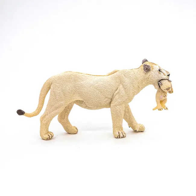 PAPO FIGURINA LEOAICA ALBA CU PUI VIVPapo50203