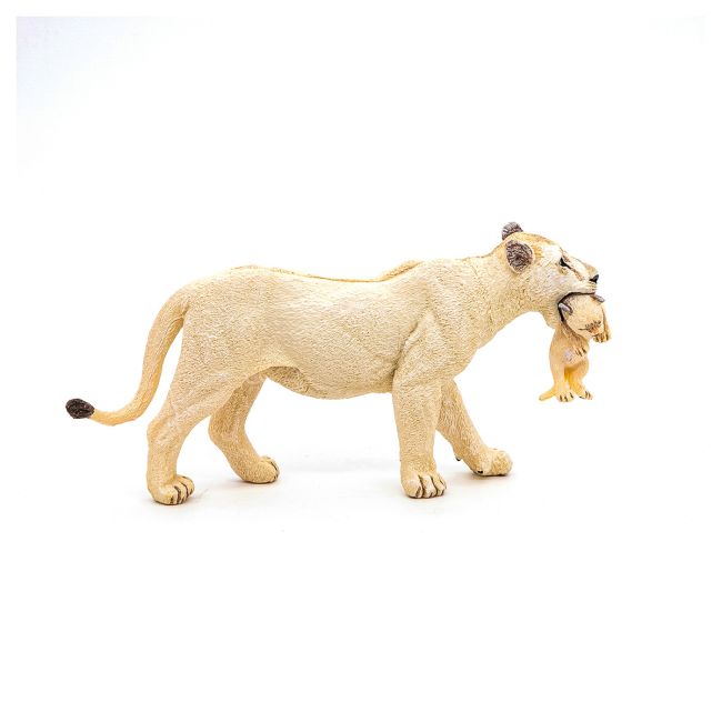 PAPO FIGURINA LEOAICA ALBA CU PUI VIVPapo50203