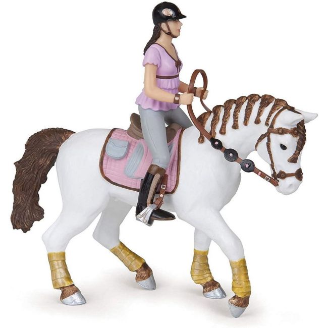 PAPO FIGURINA SET PONEY CLUB-BOXA CARTON+4 FIGURINE VIVPapo80310