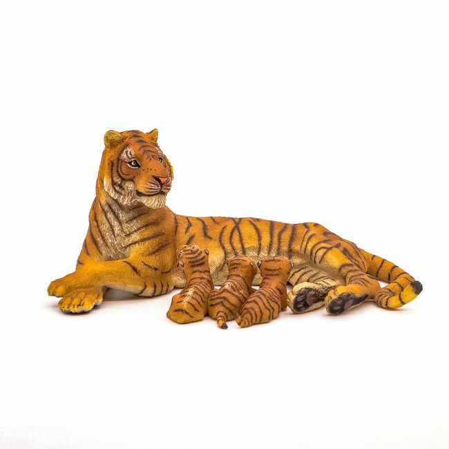 PAPO FIGURINA TIGRU CU 3 PUI VIVPapo50156