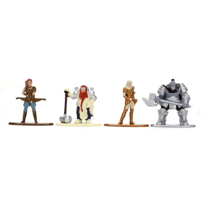 DUNGEONS DRAGONS SET 4 NANOFIGURINE 4CM VIV253251009
