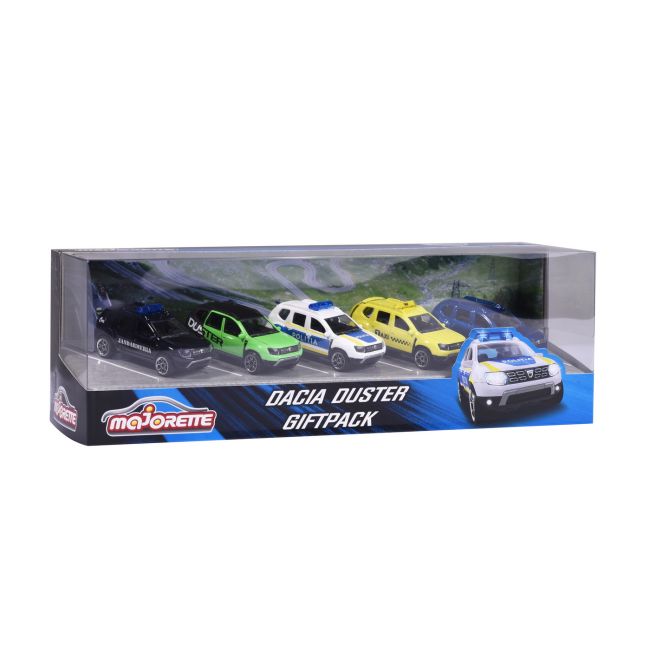 MAJORETTE SET 5 DACIA DUSTER 7.5CM VIV212053164SRO