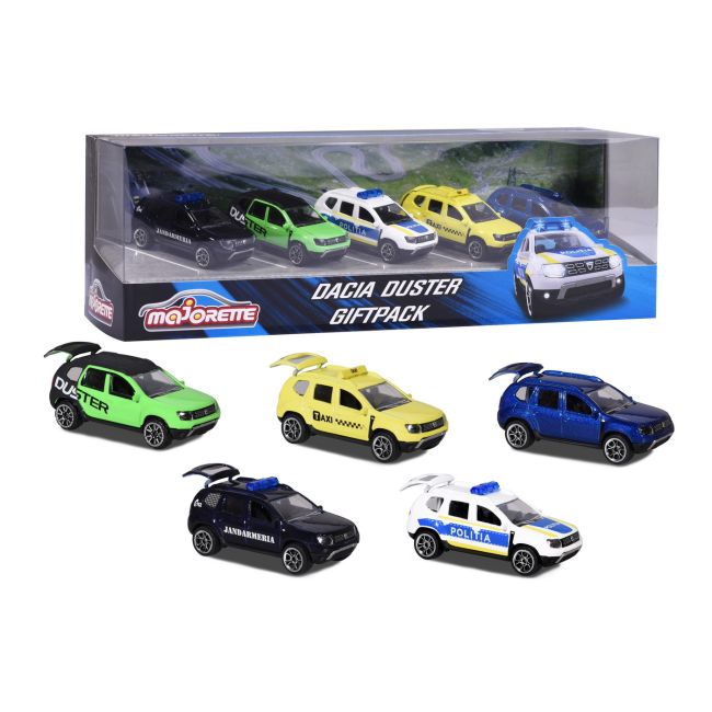 MAJORETTE SET 5 DACIA DUSTER 7.5CM VIV212053164SRO
