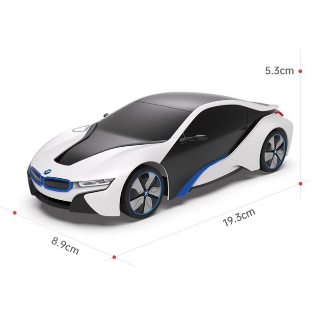 MASINA CU TELECOMANDA BMW I8 ALBA SCARA 1 LA 24 VIVRas48400_Alb