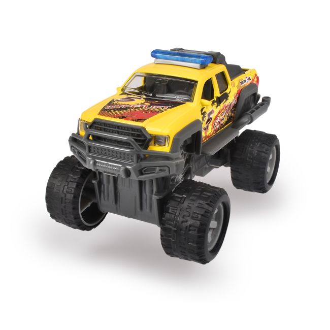 MASINA DE TEREN GALBENA DIN METAL RALLY MONSTER 15CM VIV203752011_GALBEN